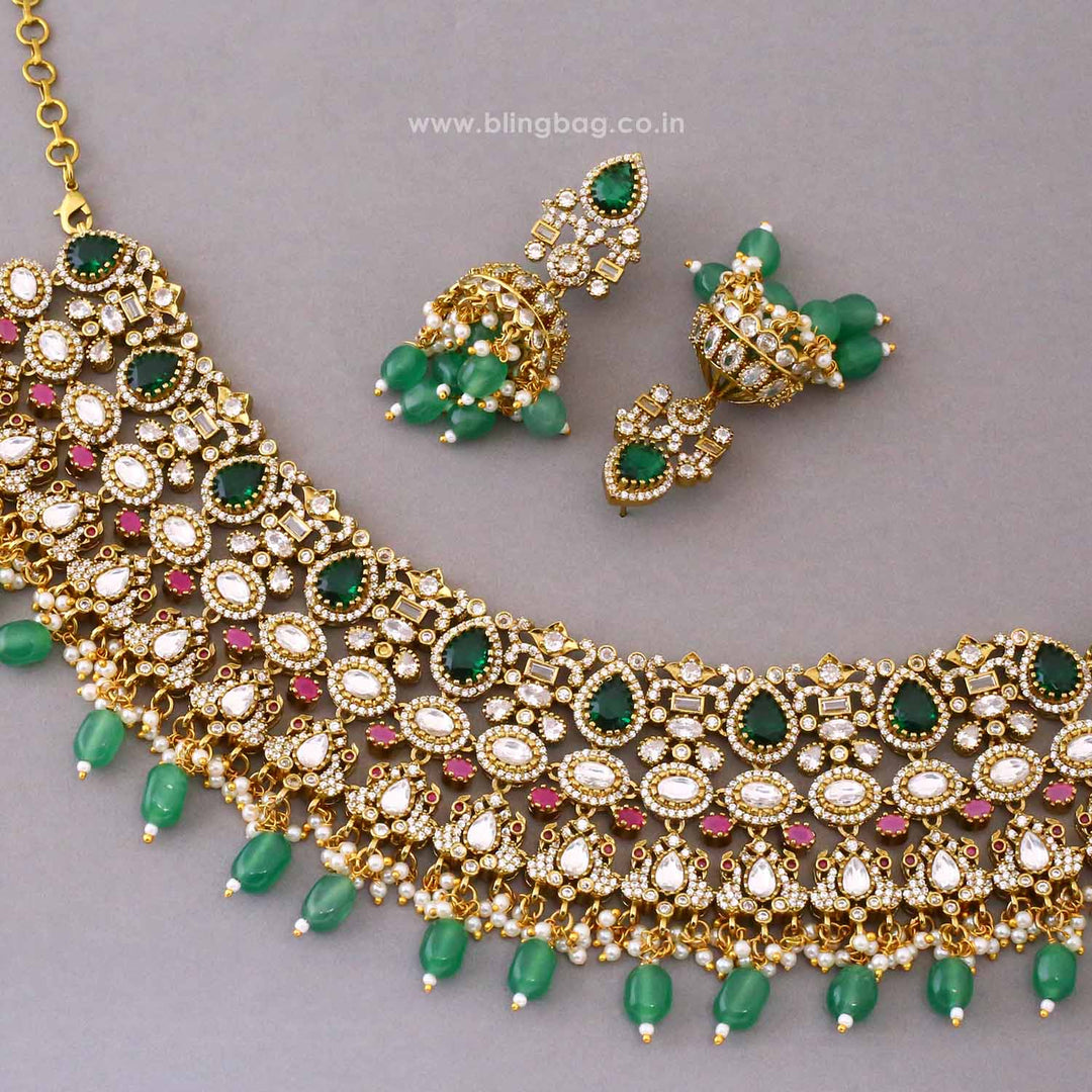 Multicolor Royale Victorian Jewellery Set - New Arrival
