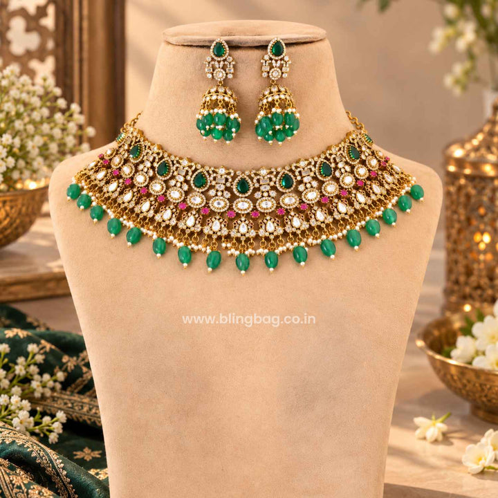 Multicolor Royale Victorian Jewellery Set - New Arrival