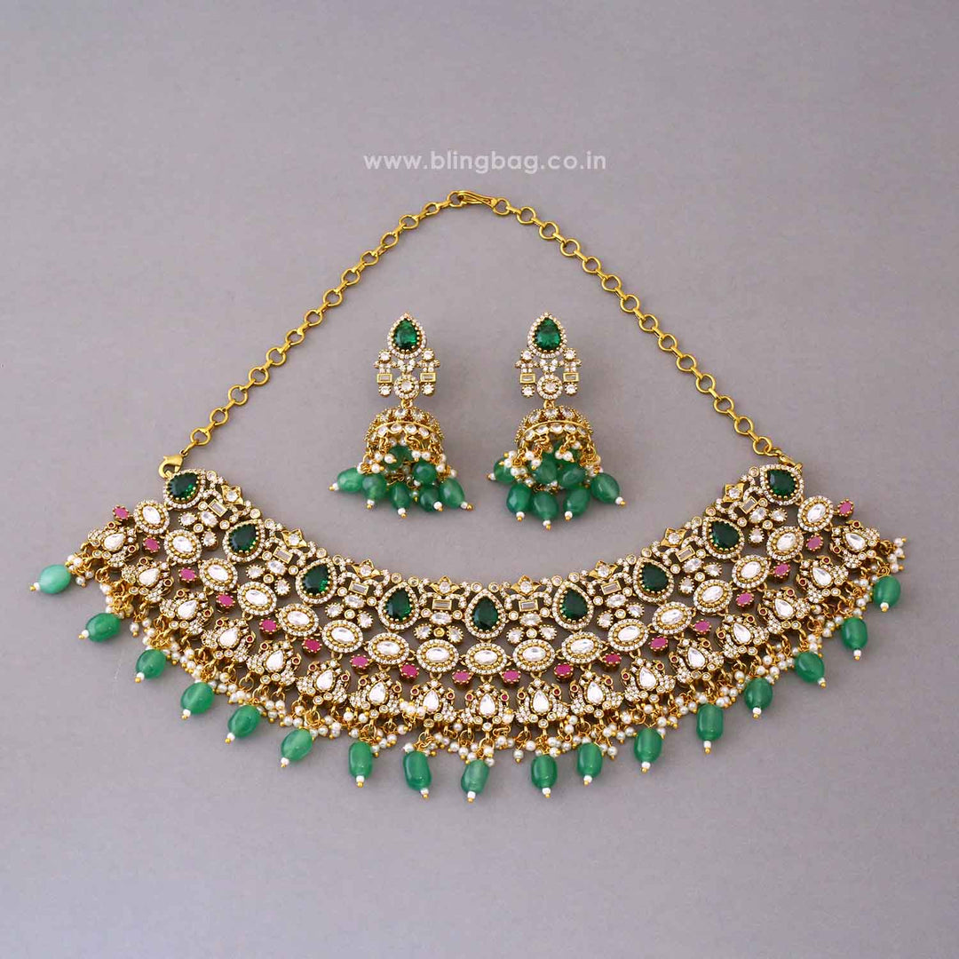 Multicolor Royale Victorian Jewellery Set - New Arrival
