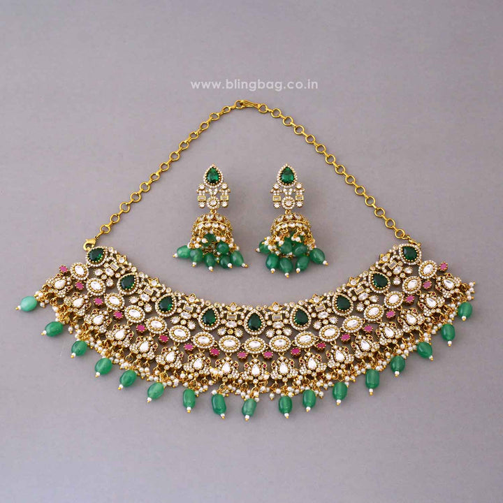 Multicolor Royale Victorian Jewellery Set - New Arrival