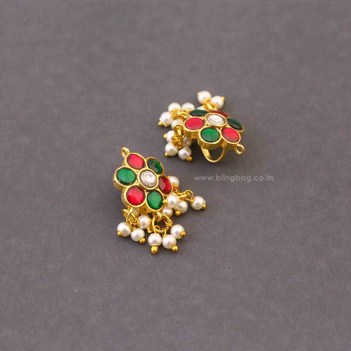Multicolor Rukmini Bugadi Earrings