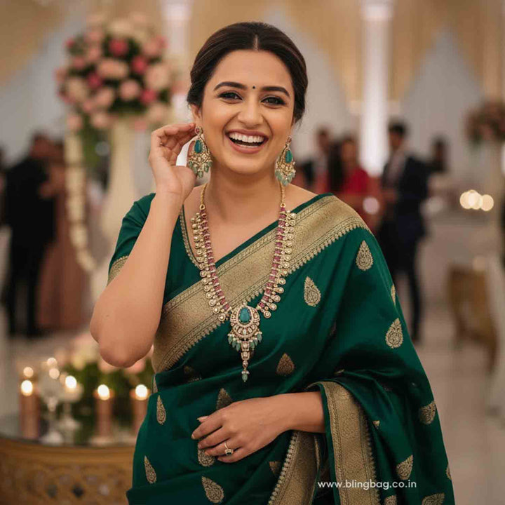 Multicolor Runaisa Victorian Jewellery Set