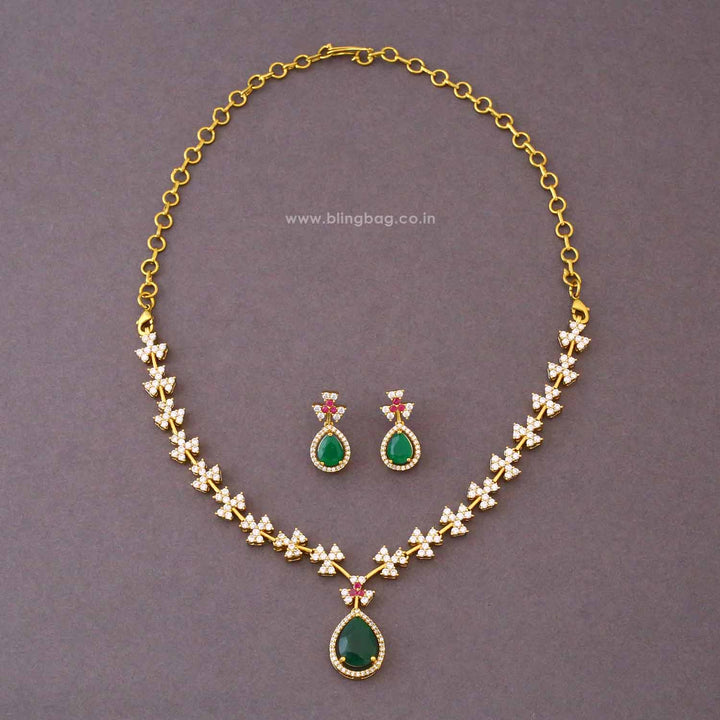Multicolor Sakshara Antique Jewellery Set- New Arrival
