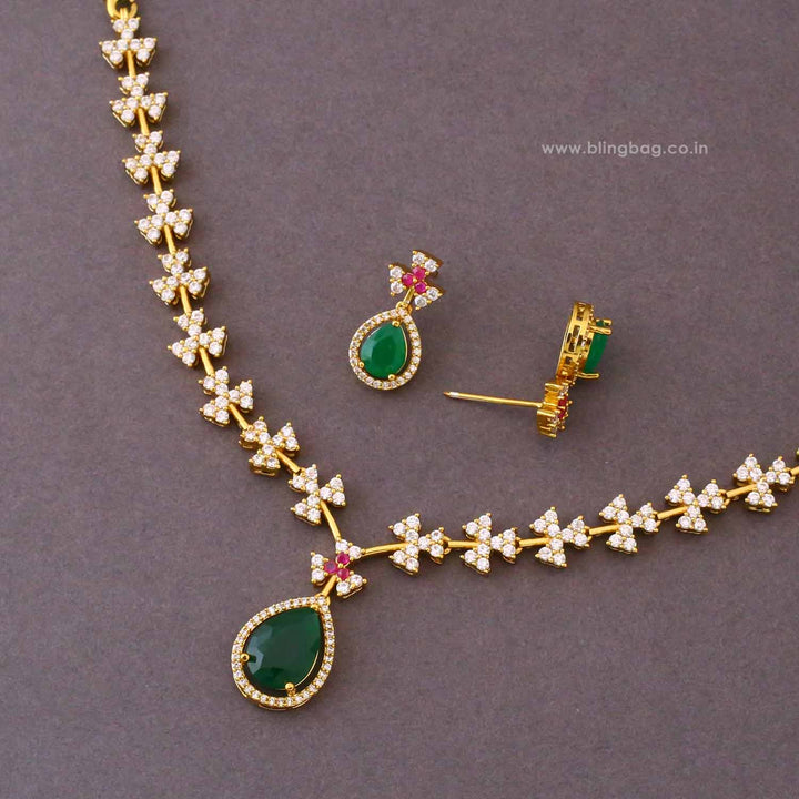 Multicolor Sakshara Antique Jewellery Set- New Arrival