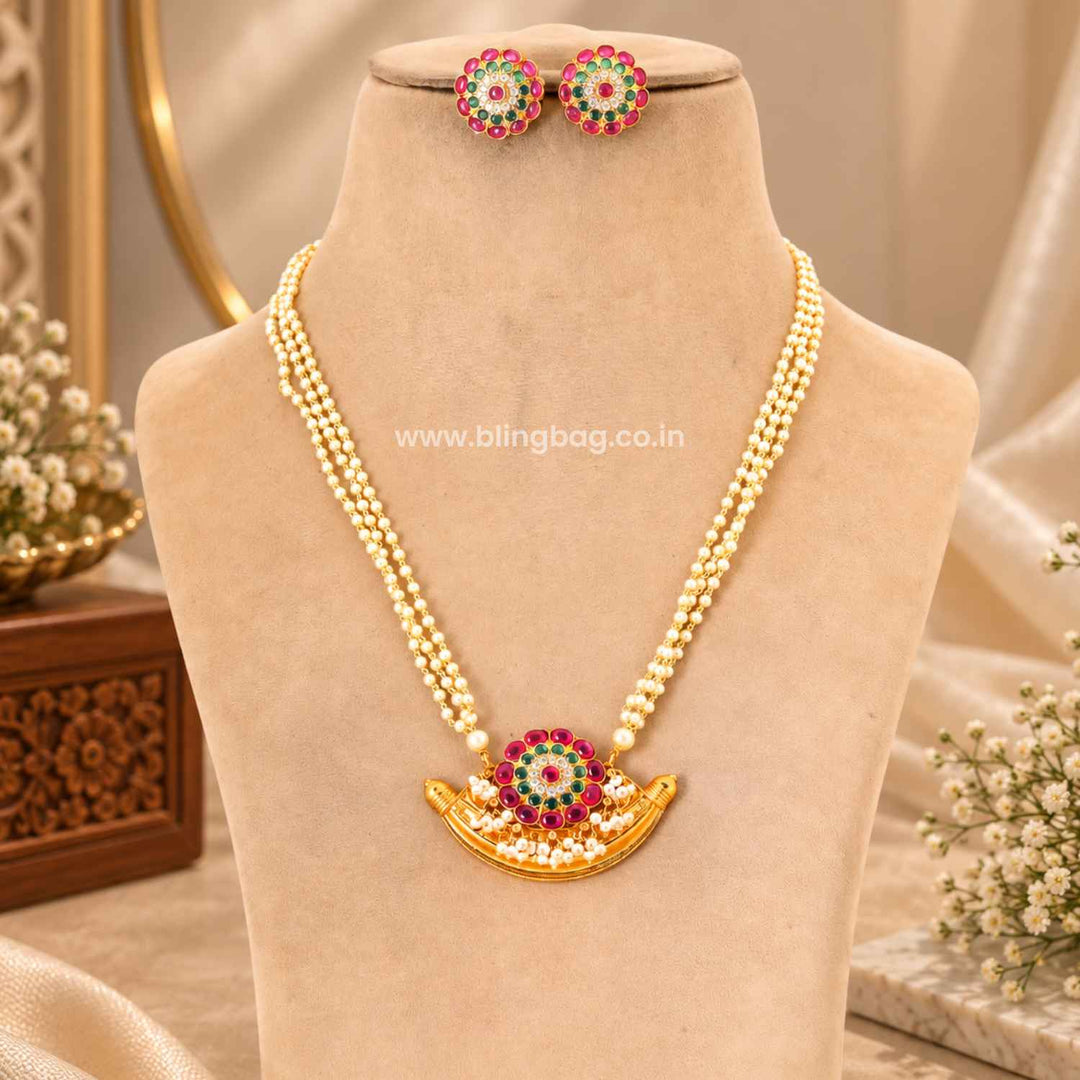 Multicolor Samaira Antique Jewellery Set- New Arrival