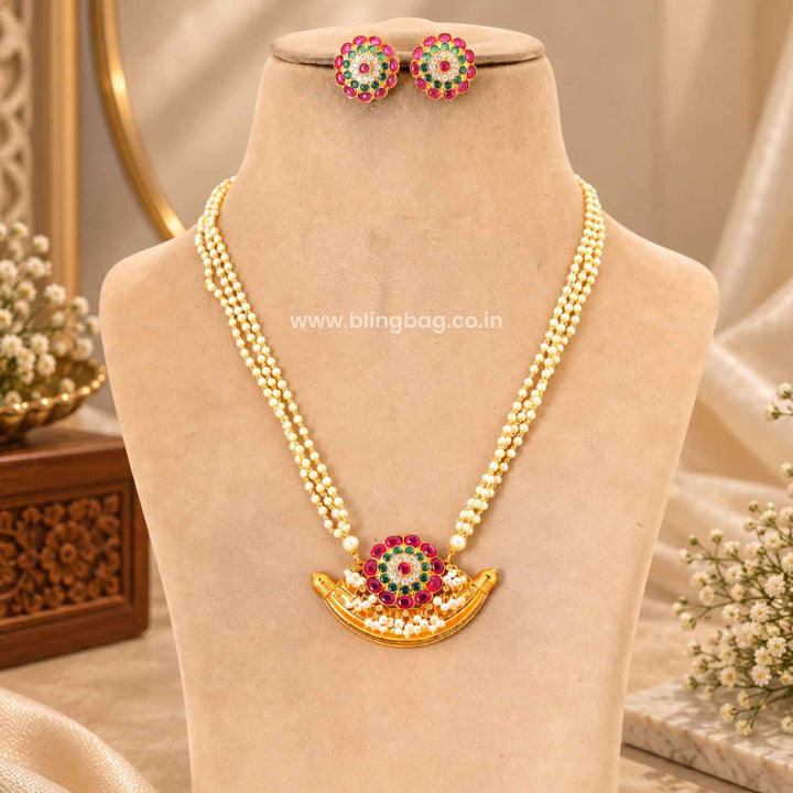 Multicolor Samaira Antique Jewellery Set- New Arrival