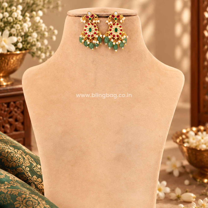 Multicolor Samira Antique Jewellery Set- New Arrival