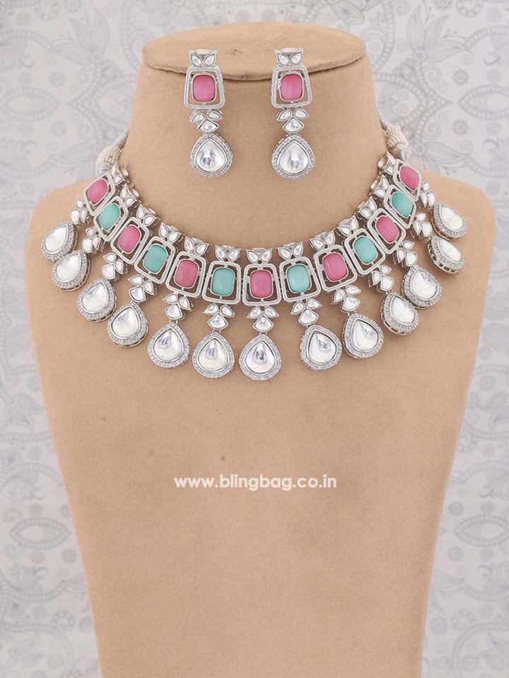 Multicolor Samrina Jewellery Set