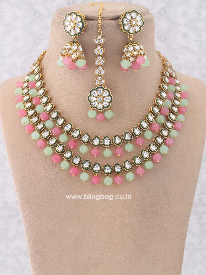 Multicolor Sanatish Jewellery Set