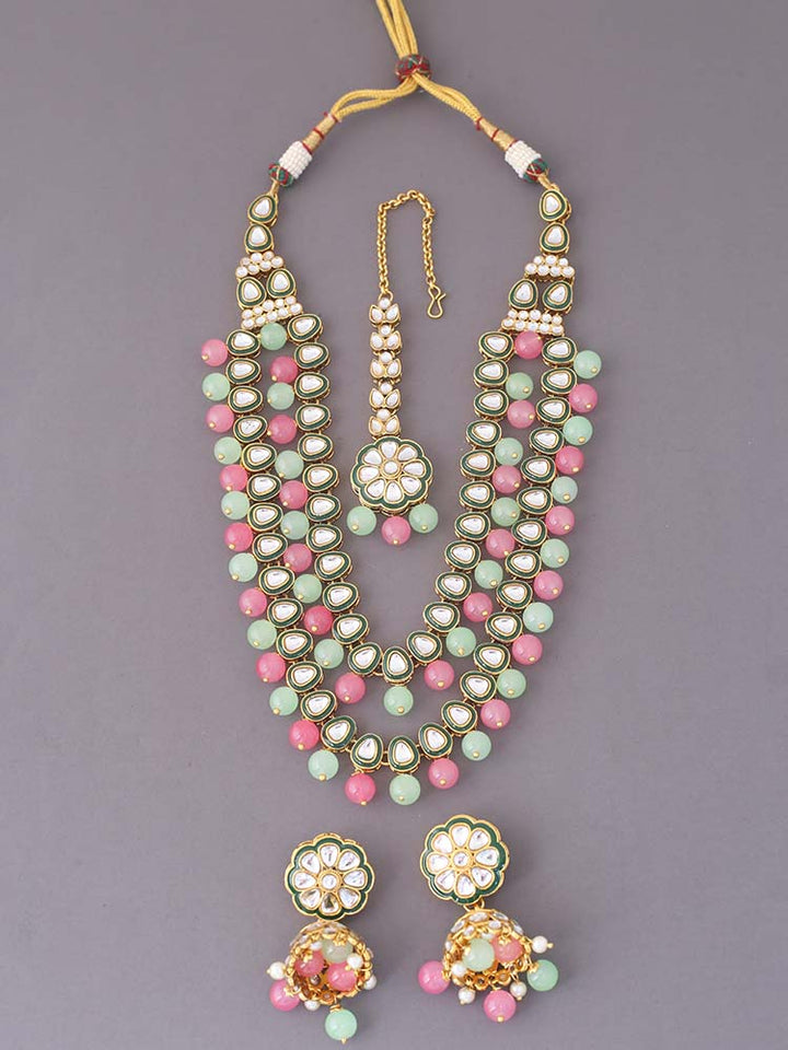 Multicolor Sanatish Jewellery Set