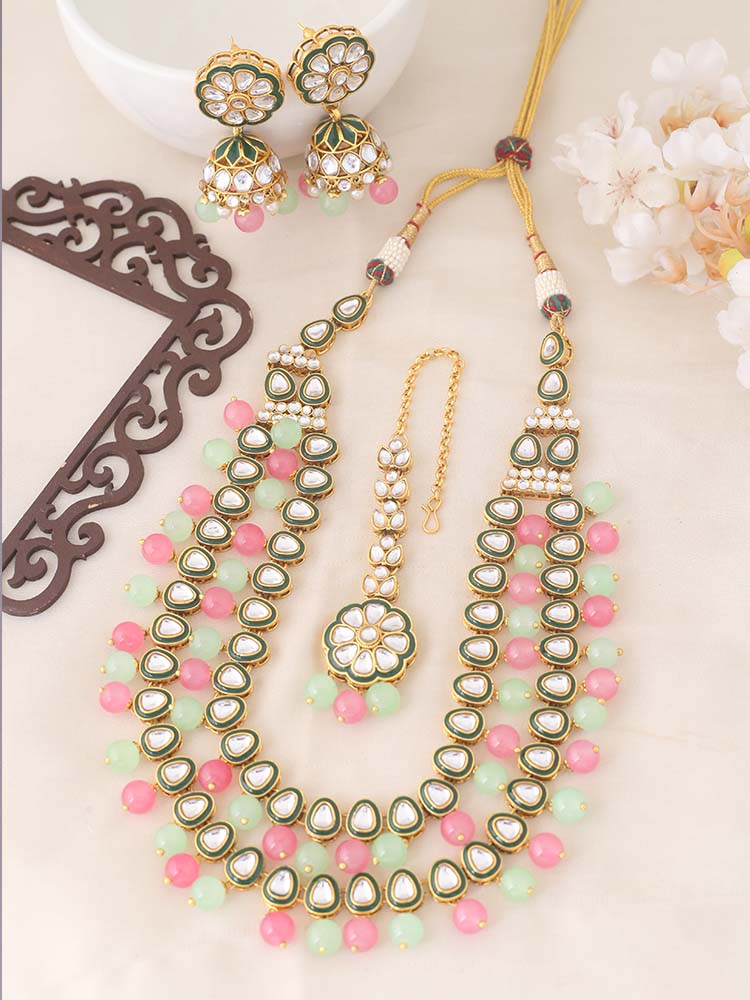 Multicolor Sanatish Jewellery Set