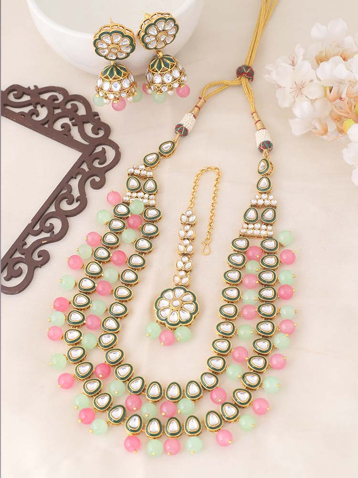 Multicolor Sanatish Jewellery Set