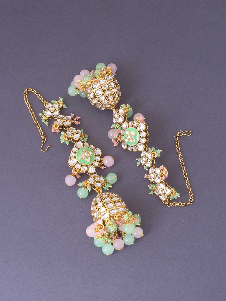 Multicolor Sanchal Jhumkis