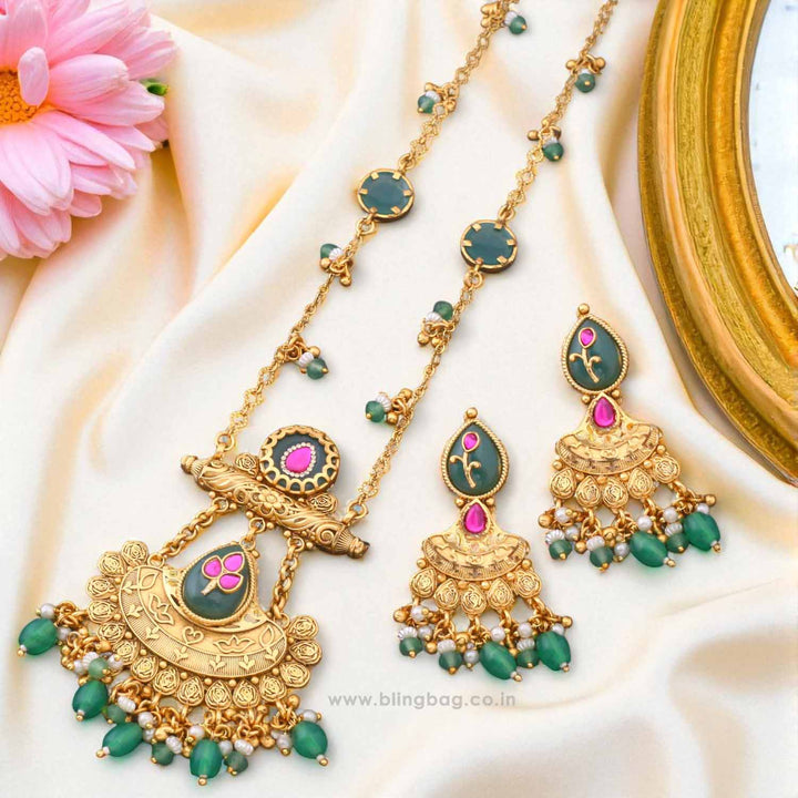 Multicolor Sapna Heritage Jewellery Set - New Arrival