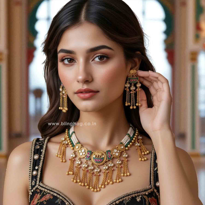 Multicolor Sarayu Heritage Jewellery Set - New Arrival