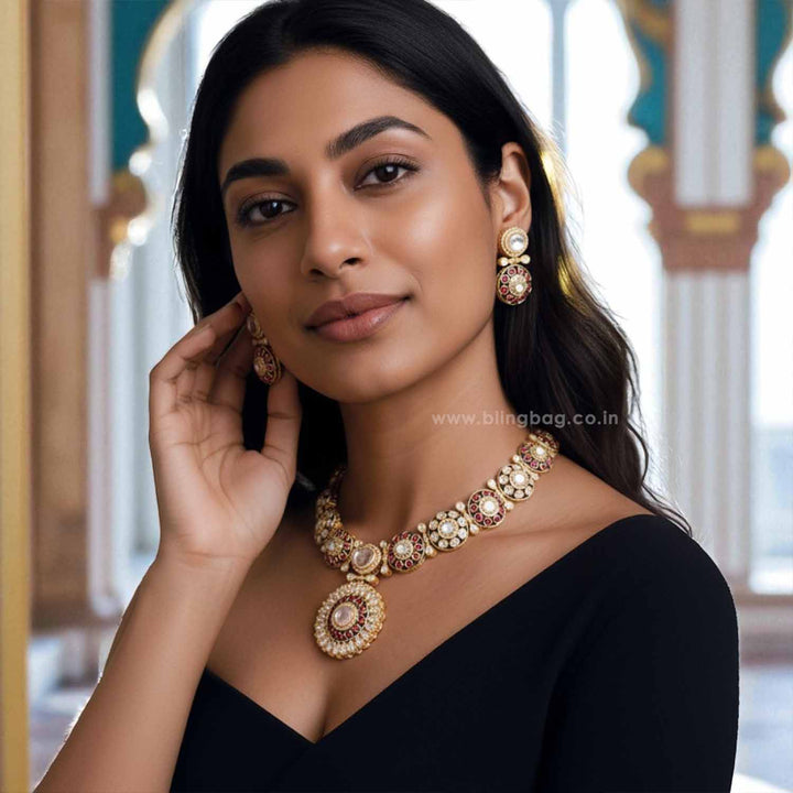 Multicolor Sarojini Heritage Jewellery Set - New Arrival