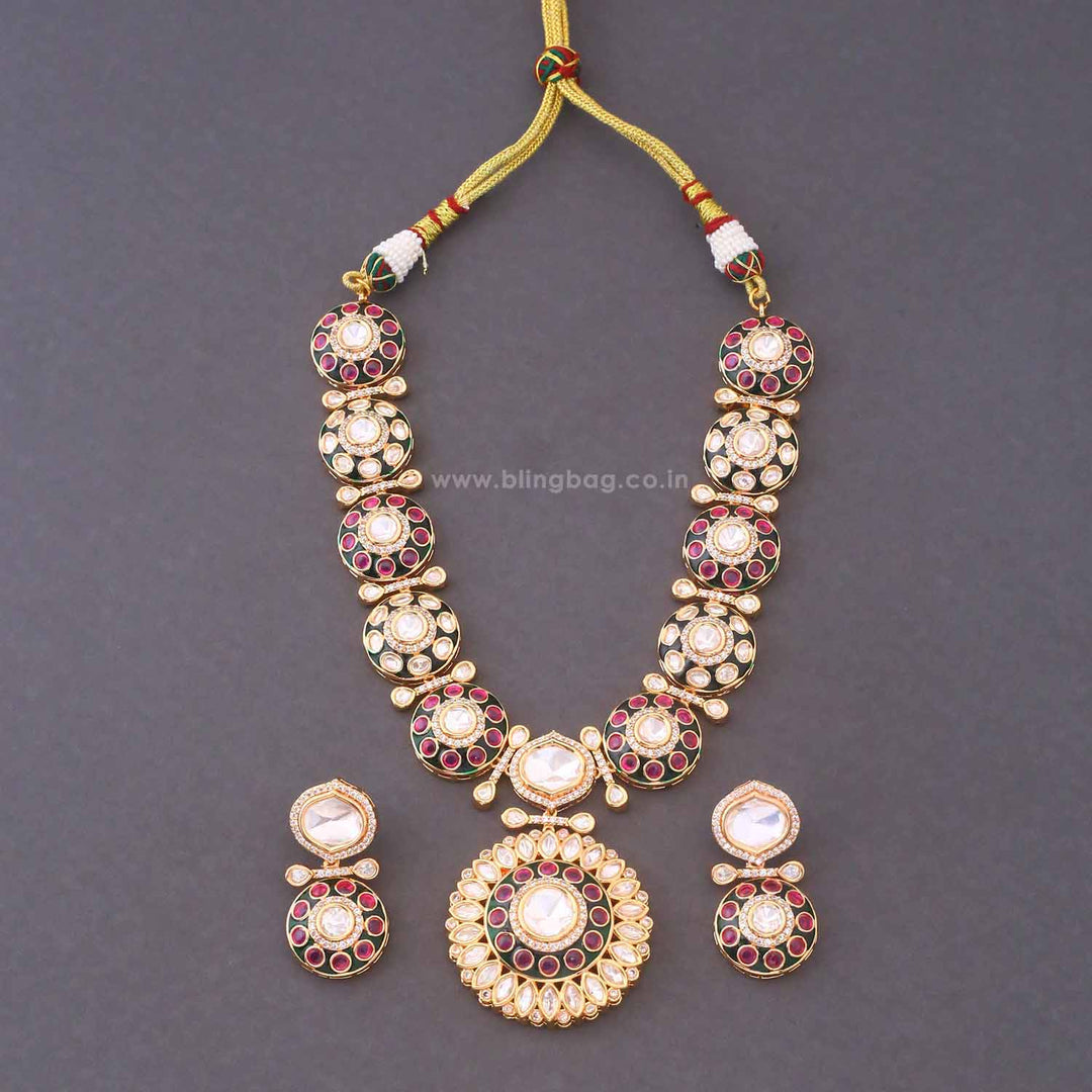 Multicolor Sarojini Heritage Jewellery Set - New Arrival