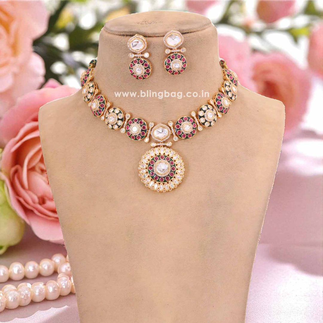 Multicolor Sarojini Heritage Jewellery Set - New Arrival