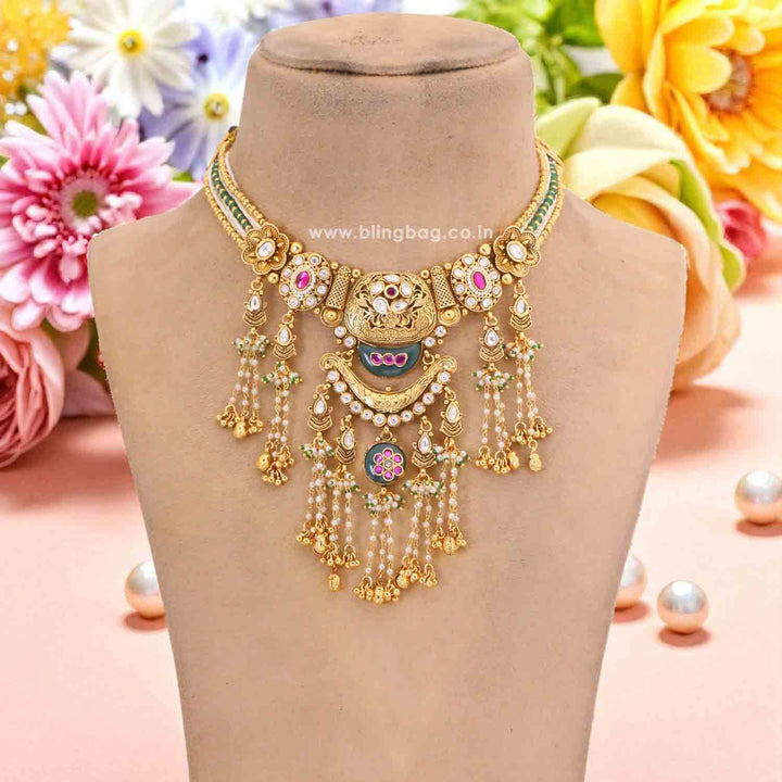 Multicolor Sathvika Heritage Jewellery Set - New Arrival
