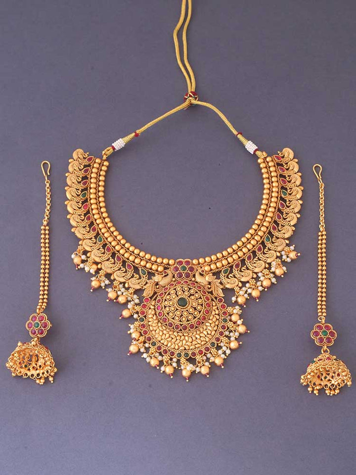 Multicolor Satisha Bridal Jewellery Set