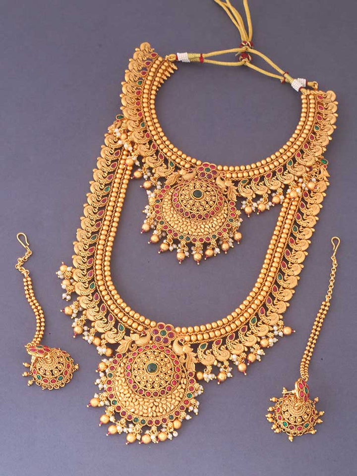 Multicolor Satisha Bridal Jewellery Set