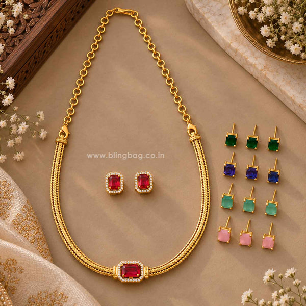 Multicolor Sebire Antique Jewellery Set - New Arrival