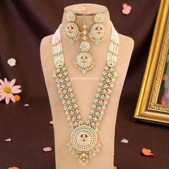Multicolor Seema Kundan Jewellery Set