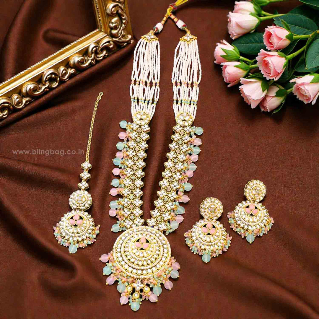 Multicolor Seema Kundan Jewellery Set
