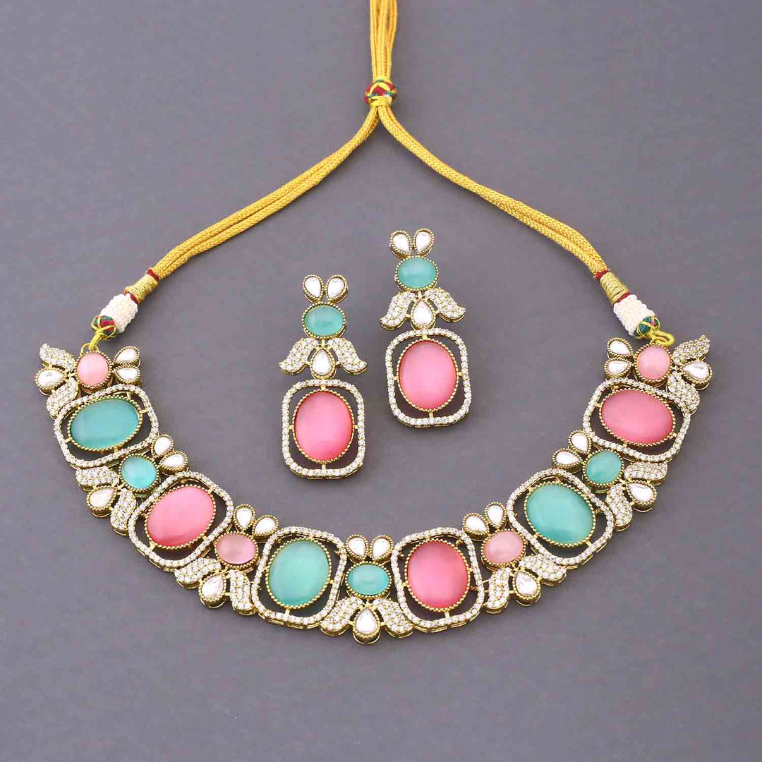 Multicolor Seloria Victorian Jewellery Set - New Arrival