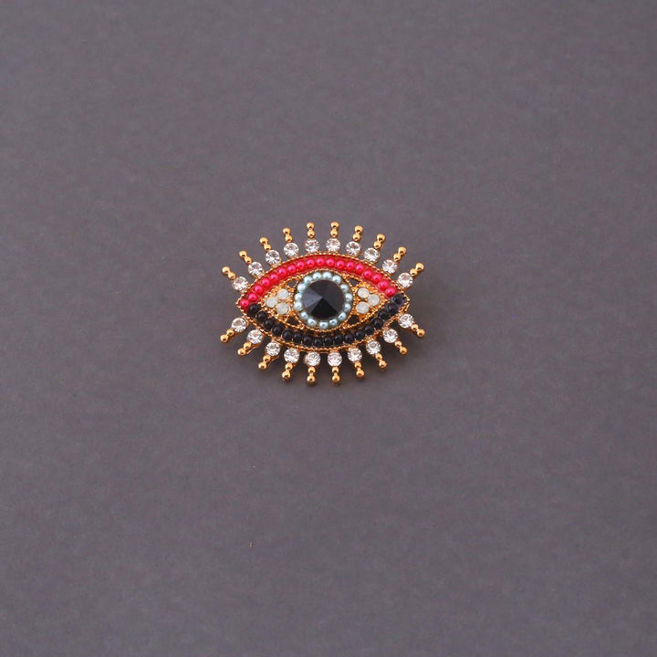 Multicolor Sentinel Eye Brooch