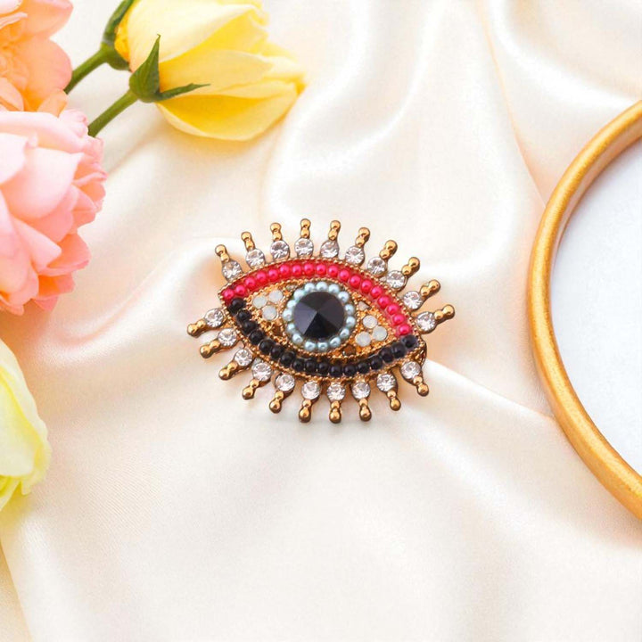 Multicolor Sentinel Eye Brooch