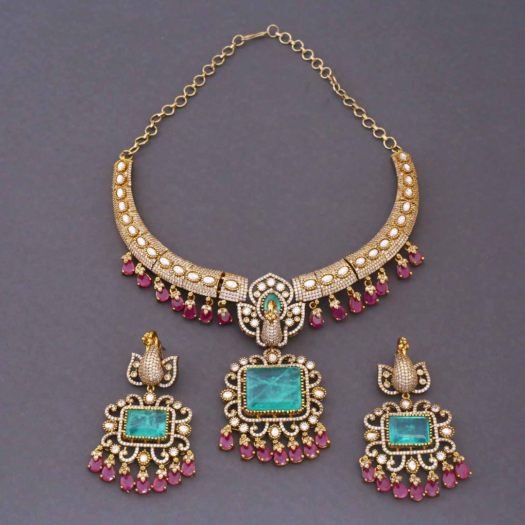 Multicolor Seraphine Hasli Victorian Jewellery Set - New Arrival