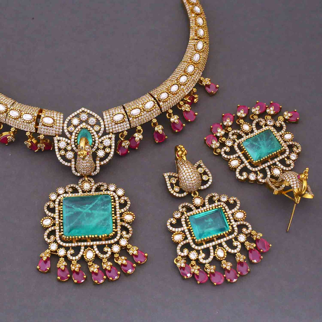 Multicolor Seraphine Hasli Victorian Jewellery Set - New Arrival