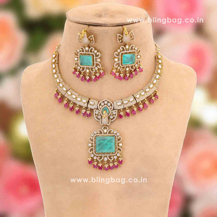 Multicolor Seraphine Hasli Victorian Jewellery Set - New Arrival