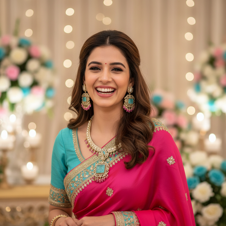 Multicolor Seraphine Hasli Victorian Jewellery Set - New Arrival