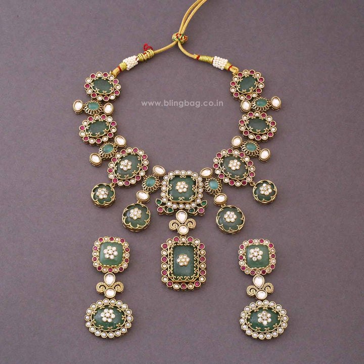 Multicolor Serena Victorian Jewellery Set - New Arrival