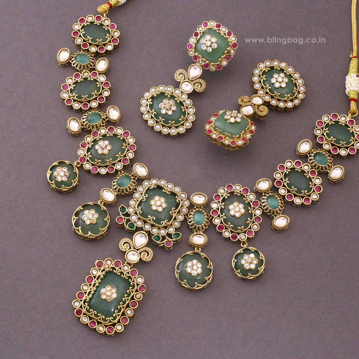 Multicolor Serena Victorian Jewellery Set - New Arrival