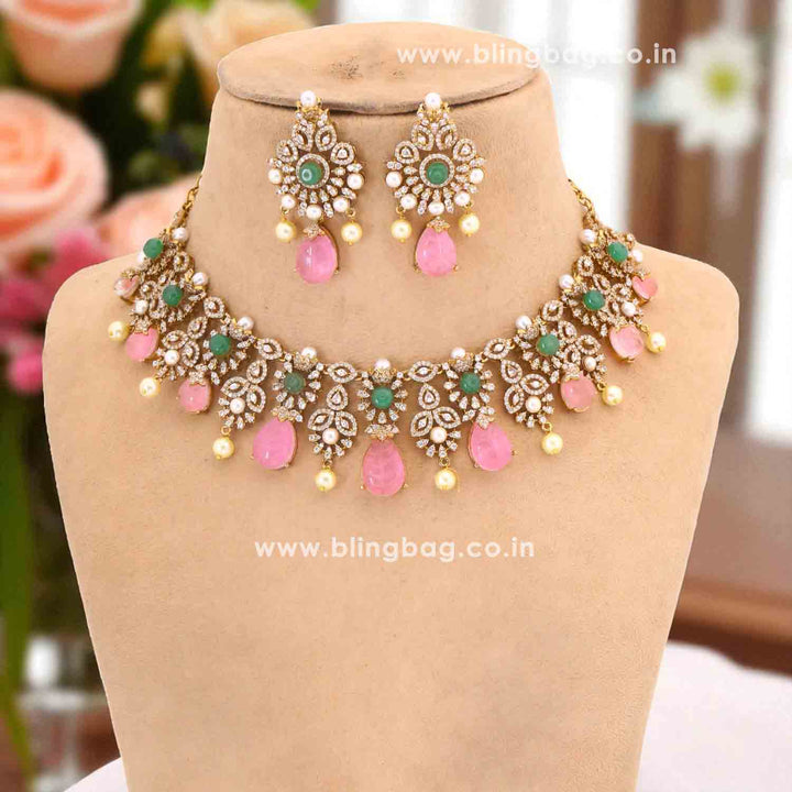 Multicolor Serenya Antique Jewellery Set - New Arrival