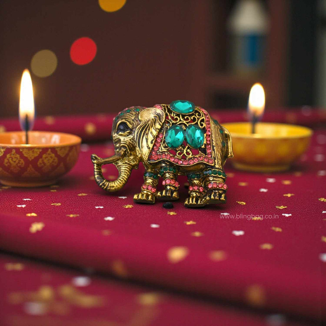 Multicolor Shahi Hathira Brooch