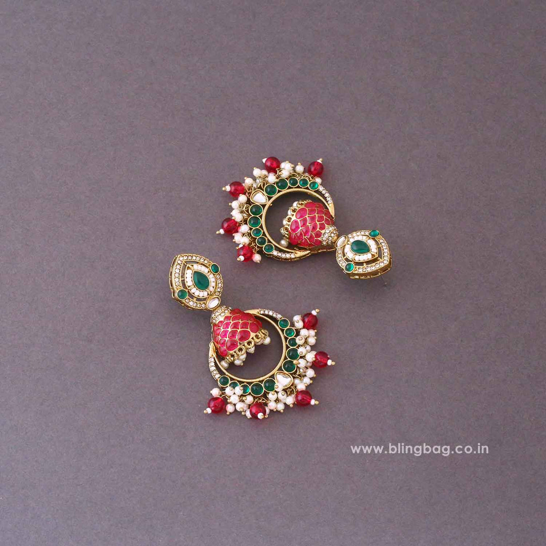 Multicolor Shanaya Chandbalis