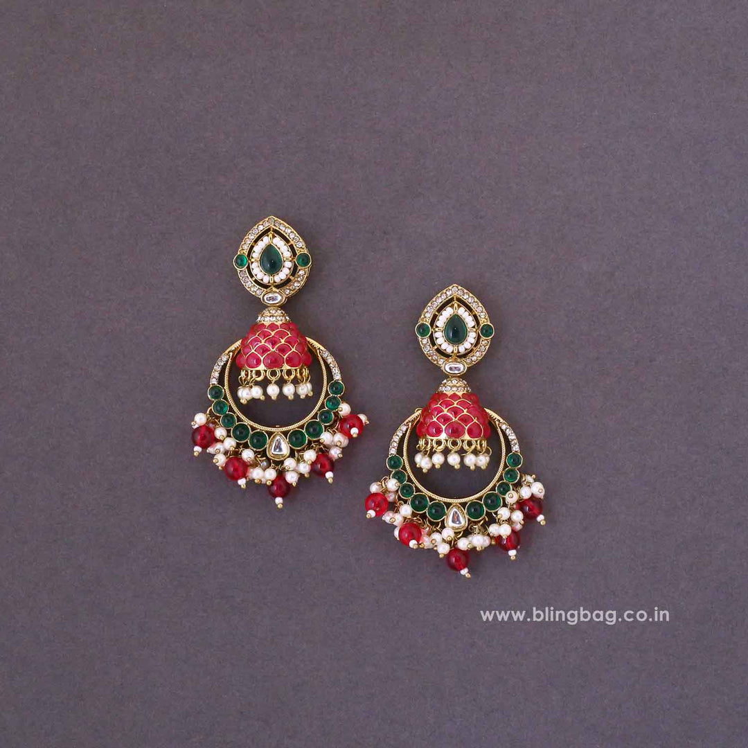 Multicolor Shanaya Chandbalis