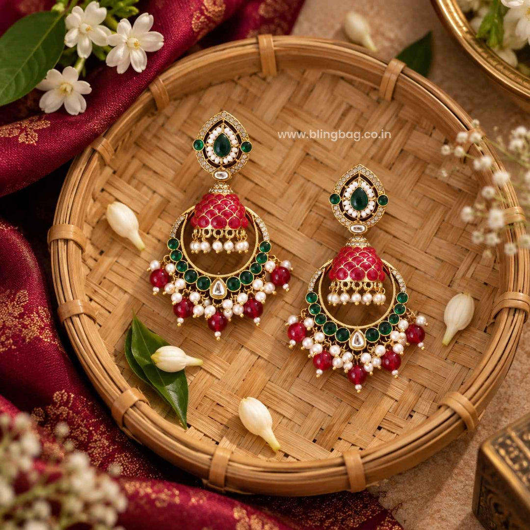 Multicolor Shanaya Chandbalis