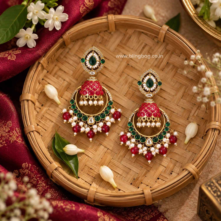 Multicolor Shanaya Chandbalis