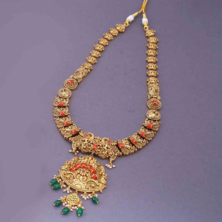 Multicolor Shaviyan Bridal Temple Jewellery Set- New Arrival