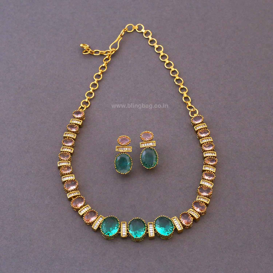Multicolor Sherea Victorian Jewellery Set- New Arrivals