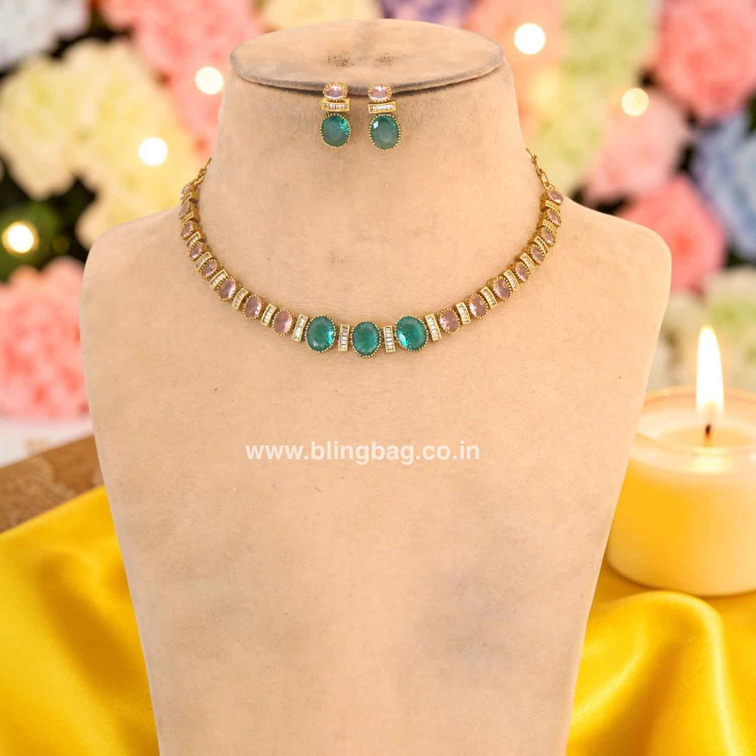 Multicolor Sherea Victorian Jewellery Set- New Arrivals