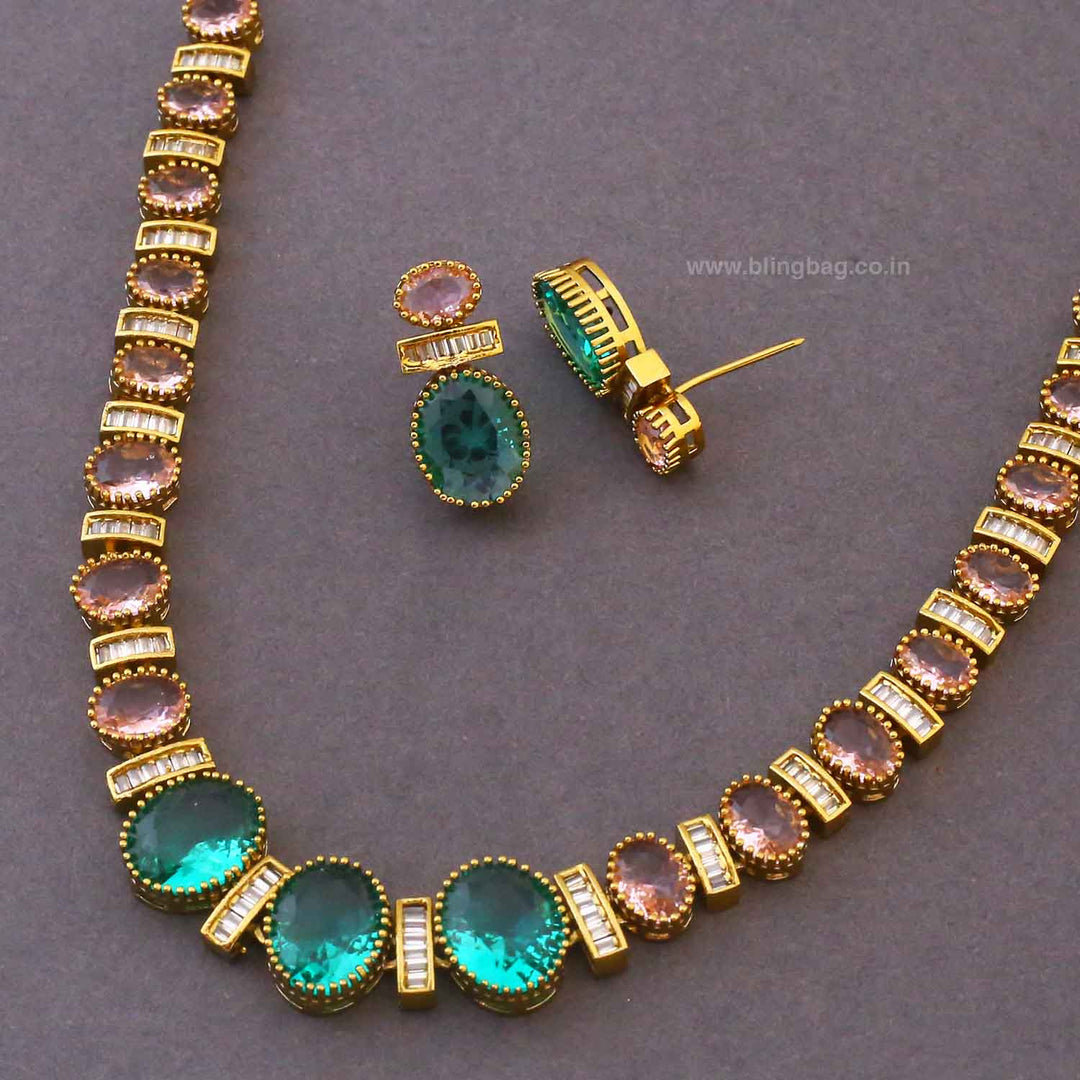 Multicolor Sherea Victorian Jewellery Set- New Arrivals