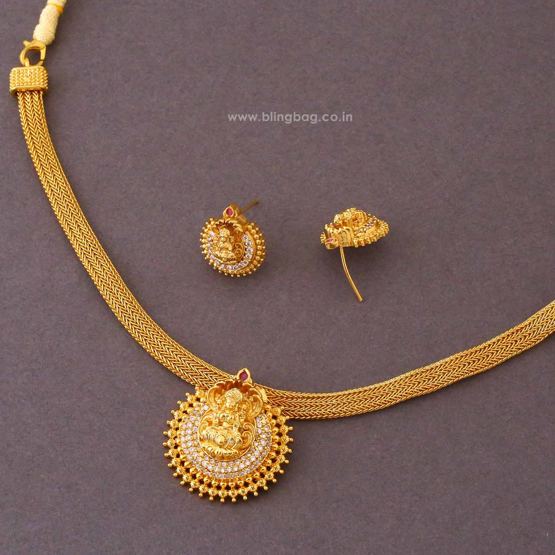 Multicolor Shivania Temple Jewellery Set- New Arrival
