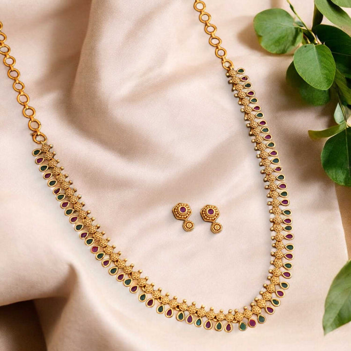 Multicolor Shizara Antique Jewellery Set- New Arrival