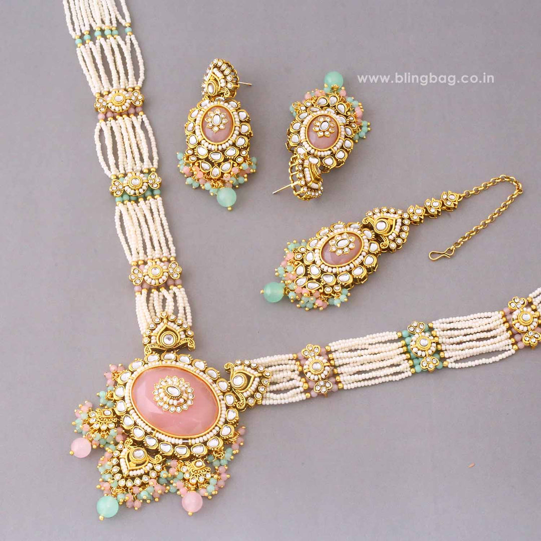 Multicolor Shreyaani Kundan Jewellery Set